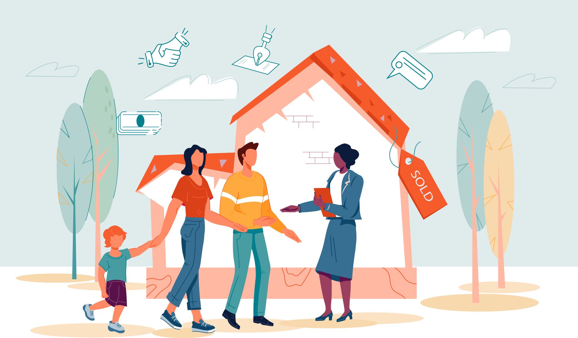 Closing-a-real-estate-deal Closing a real estate deal