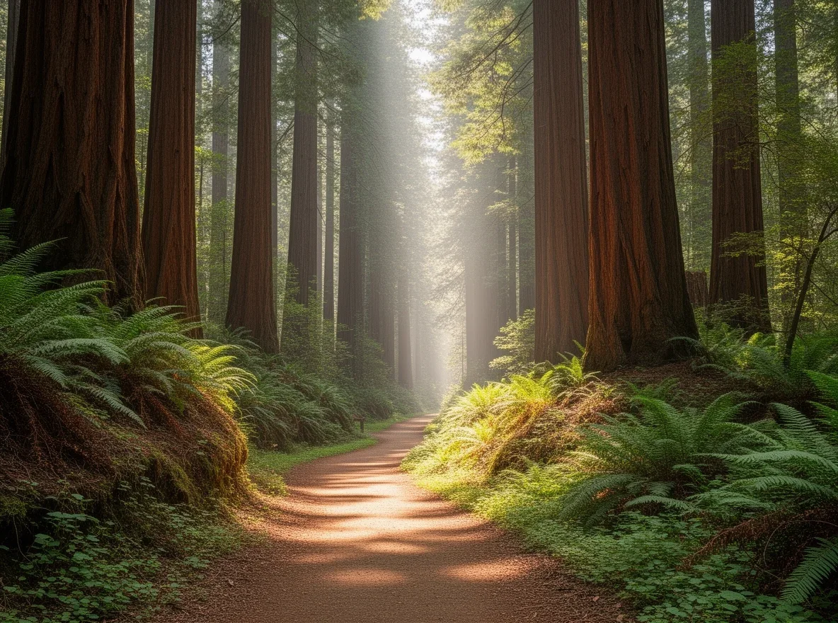 Redwood trail near Scotts Valley