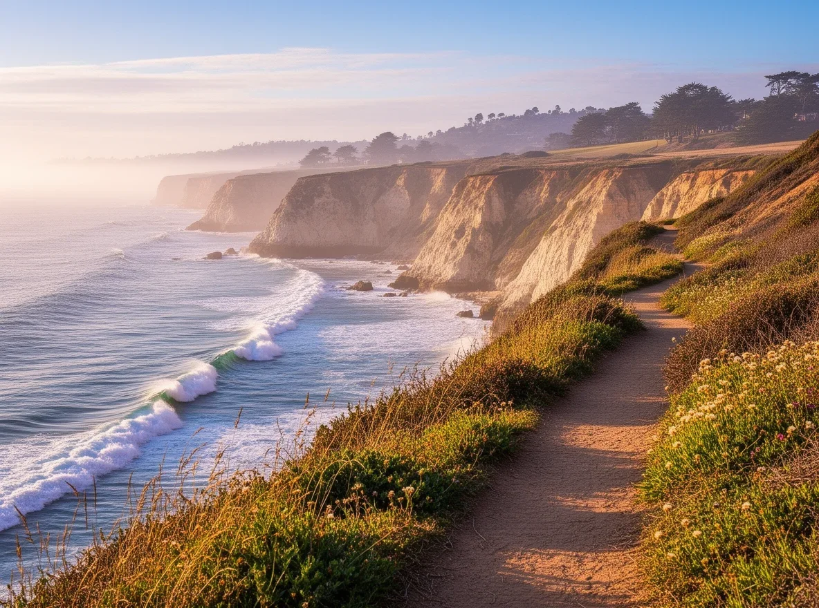 Pacific coastline near Santa Cruz