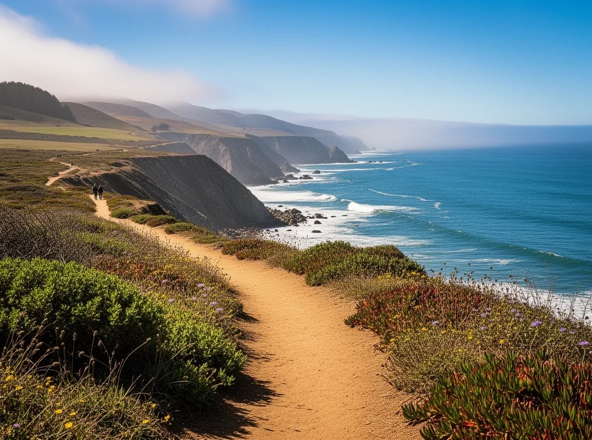 Coastal overlook near Santa Cruz