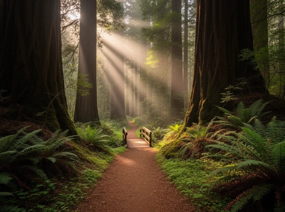 Redwood trail near Soquel