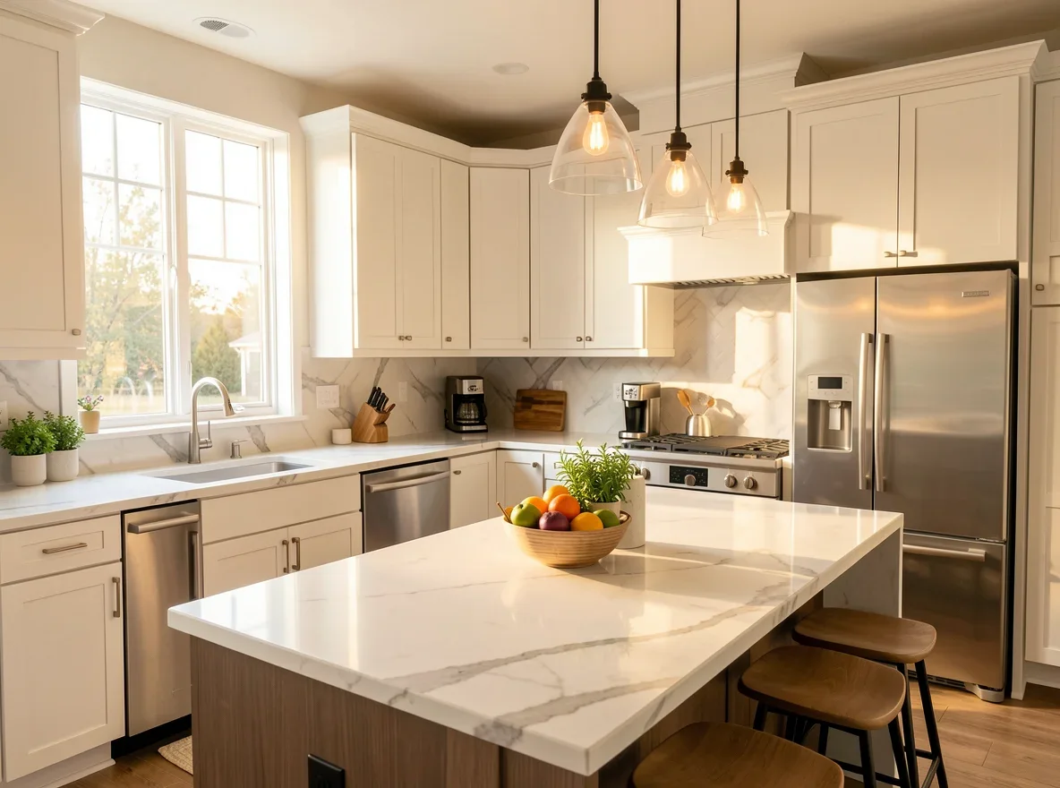 Well-prepared kitchen ready for listing photos