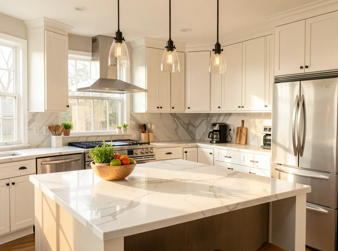 Well-prepared kitchen ready for listing photos