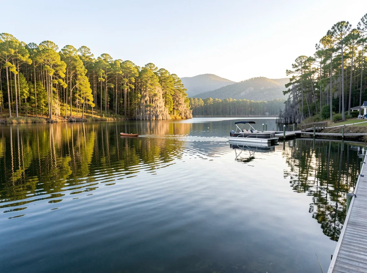 Boating on a Winter Haven lake