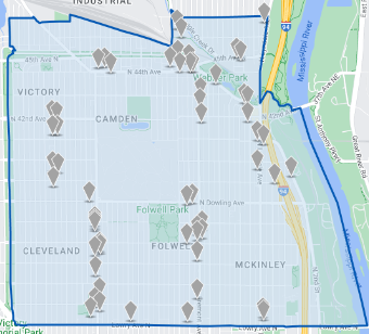 Properties in 55412