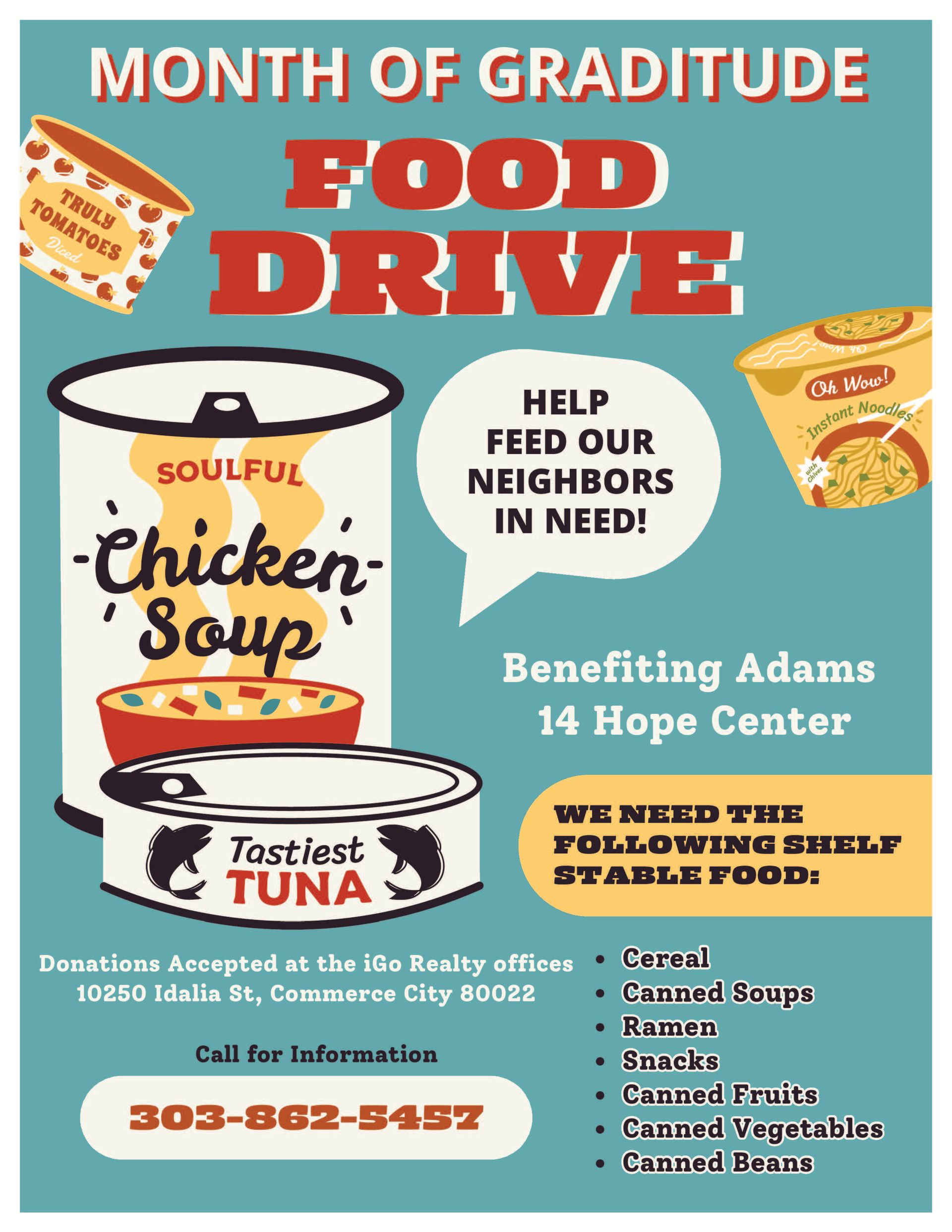 Canned Food Drive