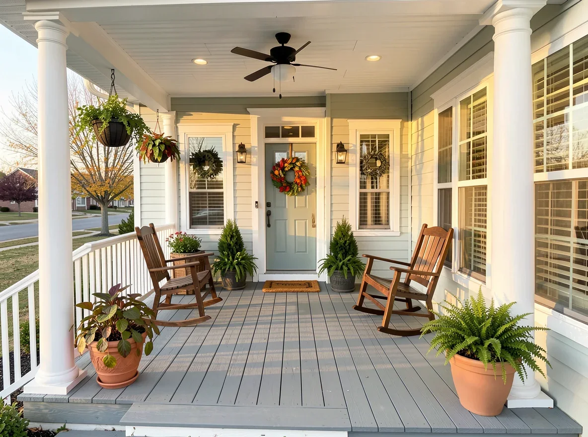 Fresh front porch upgrade in Republic Missouri