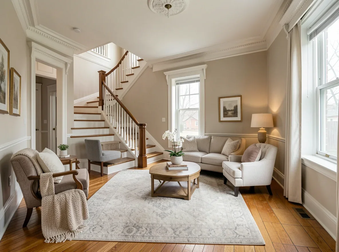 Interior of a charming older Kansas City home