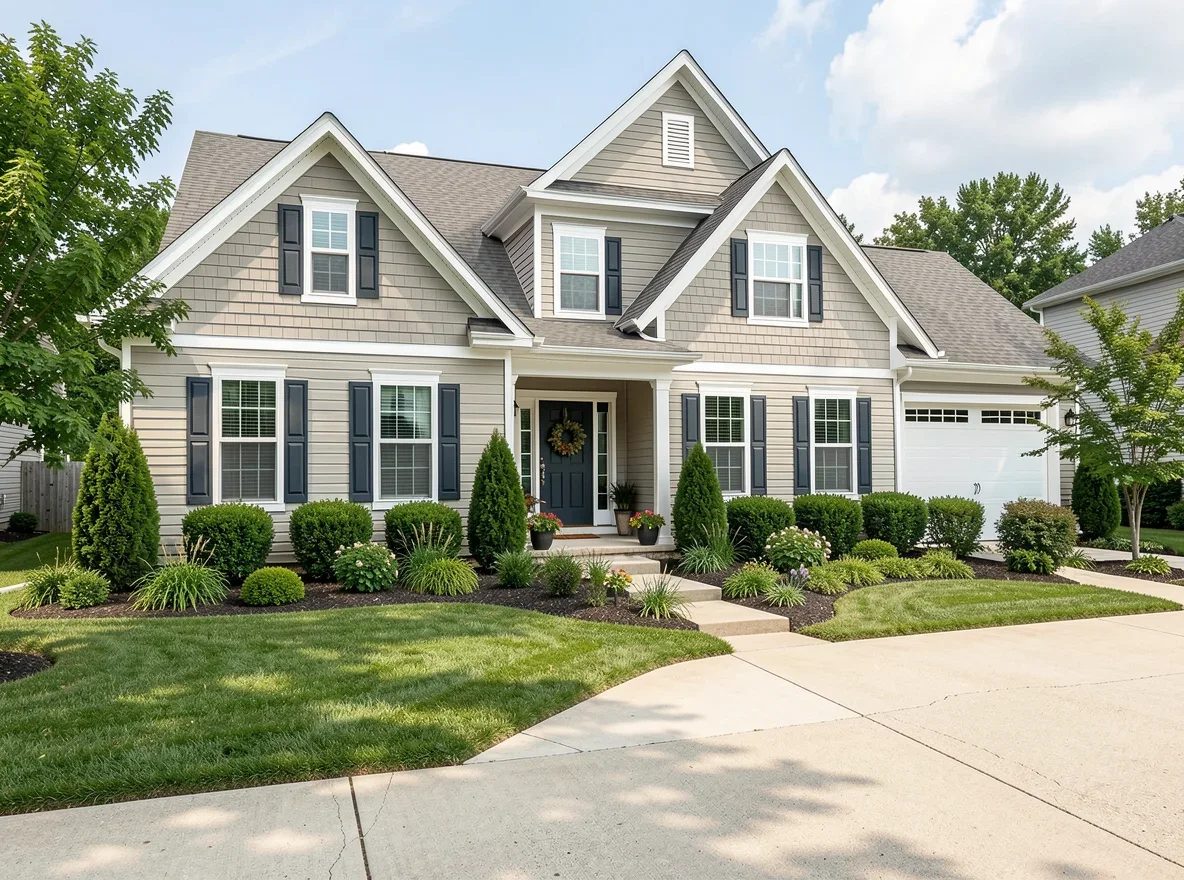 Updated home exterior in Republic Missouri
