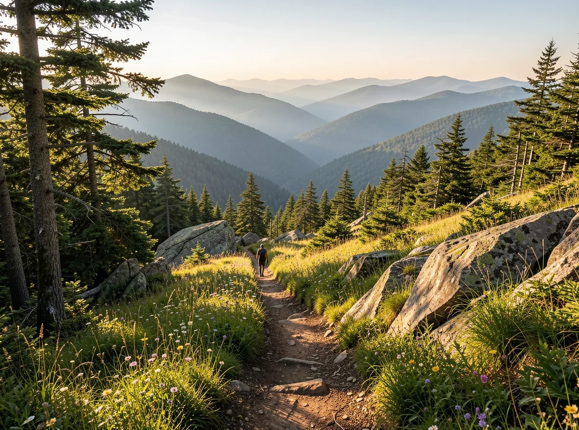 Mountain trail near Rabun Gap