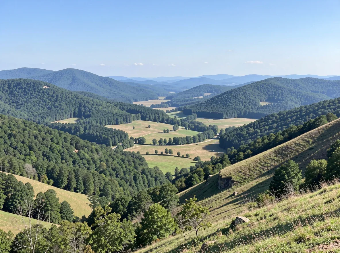 Mountain landscape in Dillard