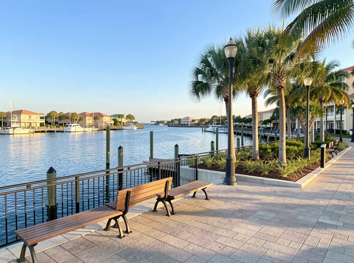 South Florida waterfront scene