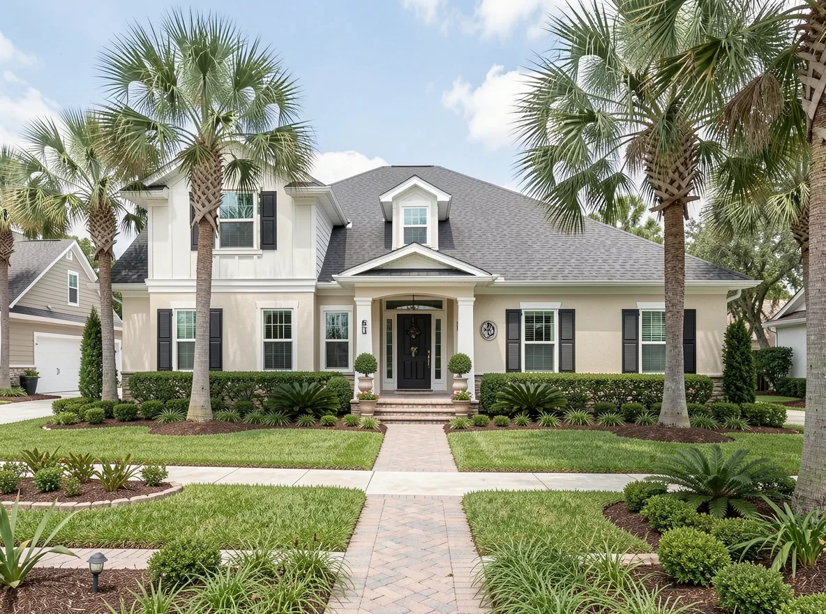 Single-family home exterior in Parkland