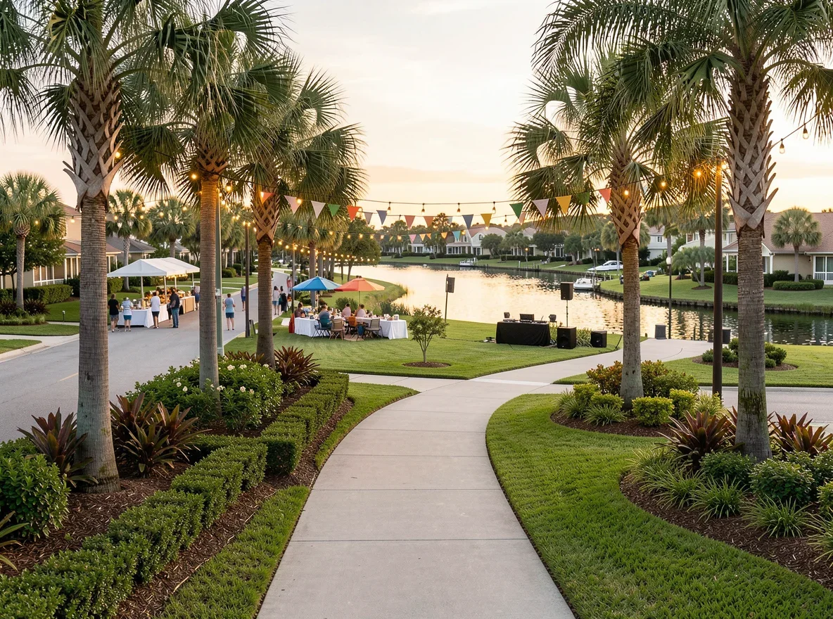 Community setting in West Boca Raton