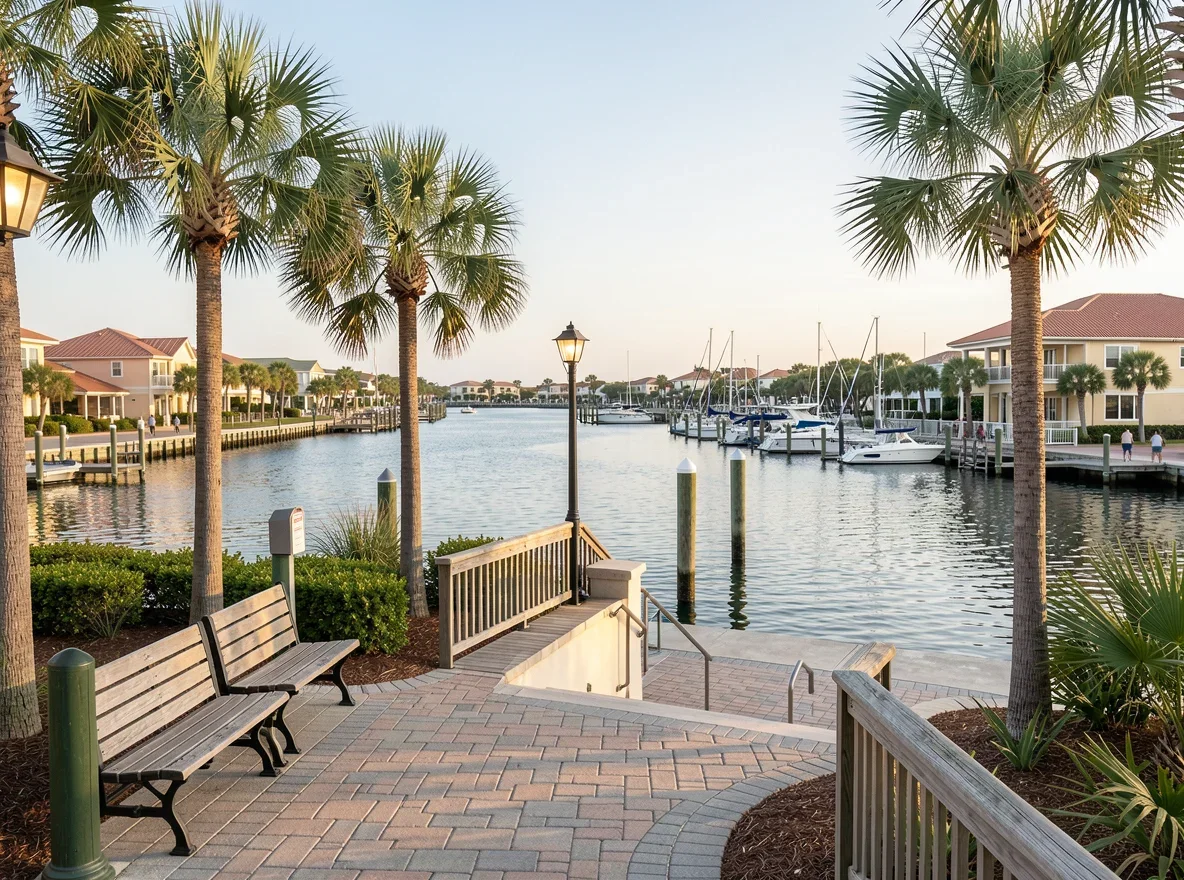 Waterfront scene in Bradenton