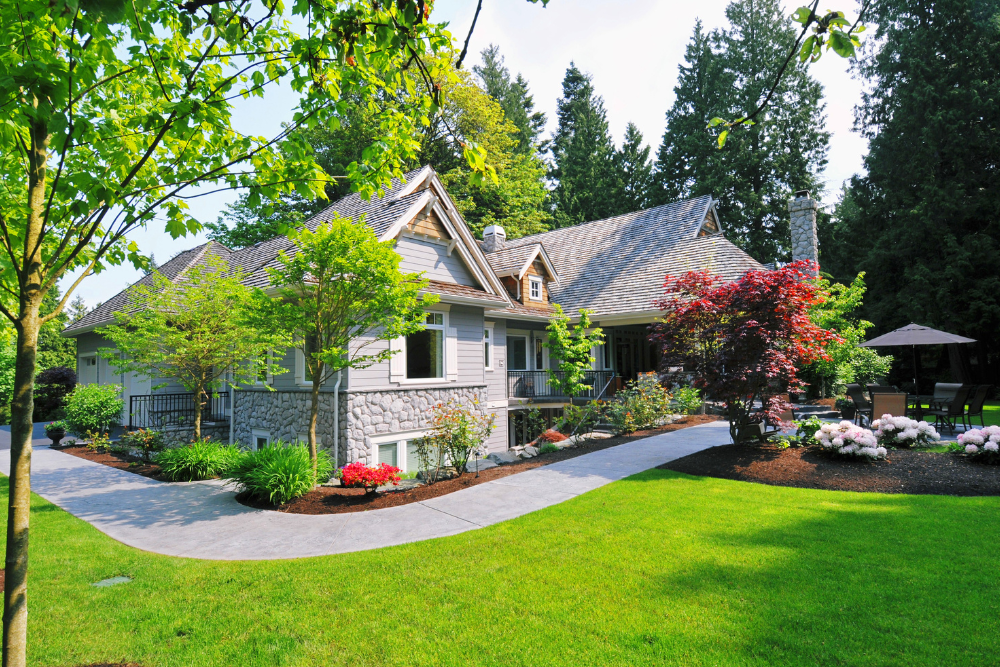 cozy fall home exterior
