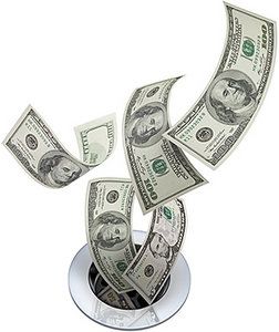 Money down the drain