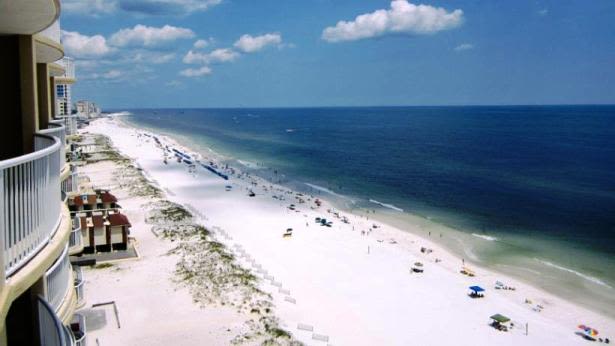 Beach balcony view - Gulf Shores