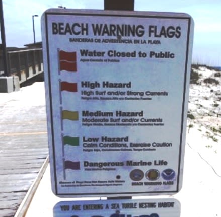 Beach Warning Flags