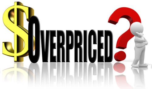 Home overpriced