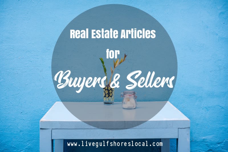 Real estate articles for buyers and sellers