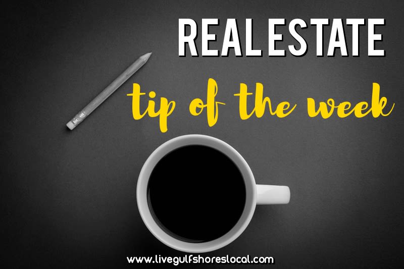 Real estate tip of the week