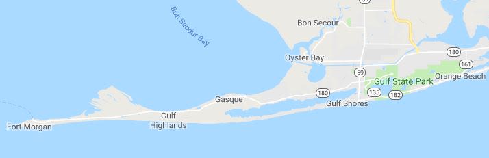 Gulf Shores Map