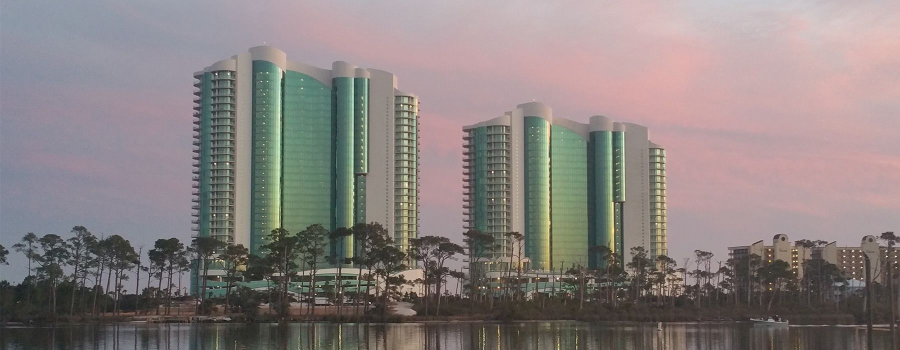 Turquoise Place at Dusk