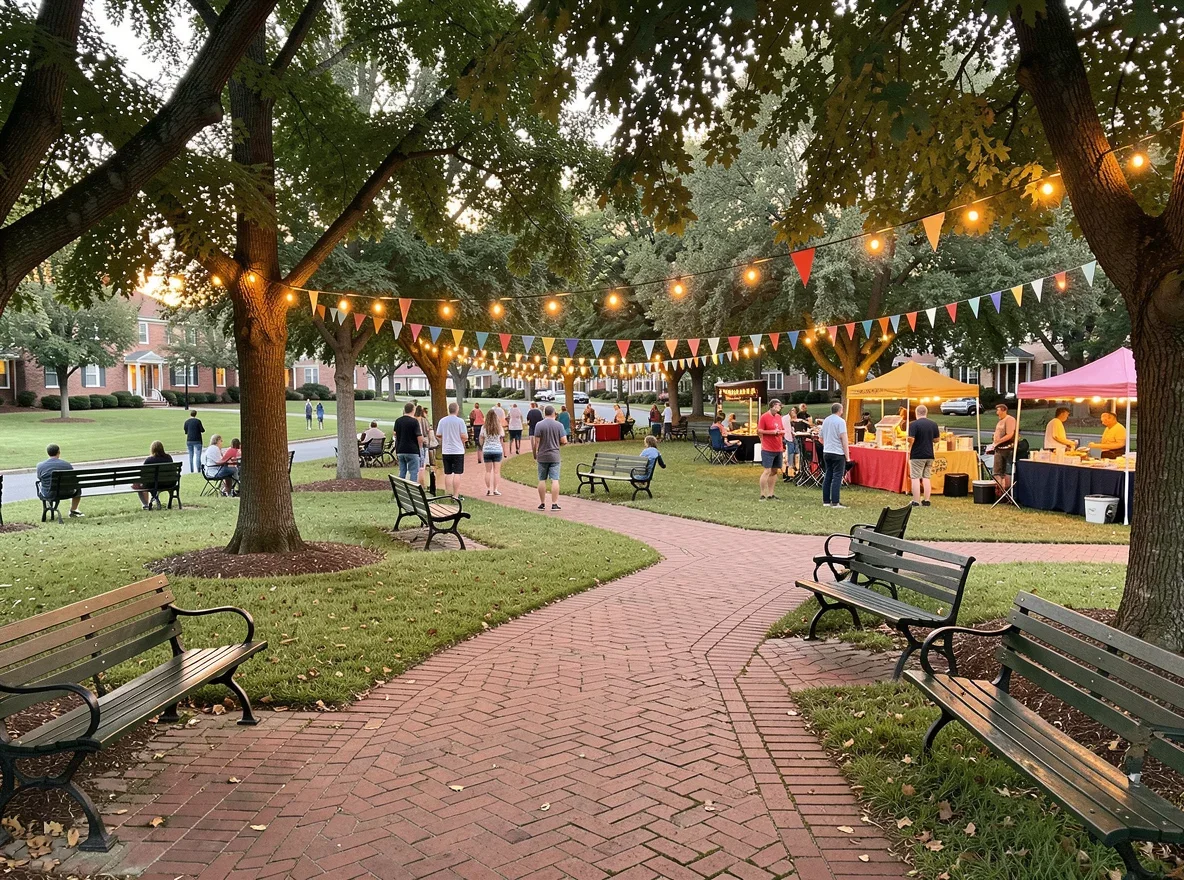 Community gathering space in Fayetteville