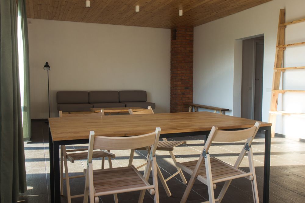 community centric kitchen interior