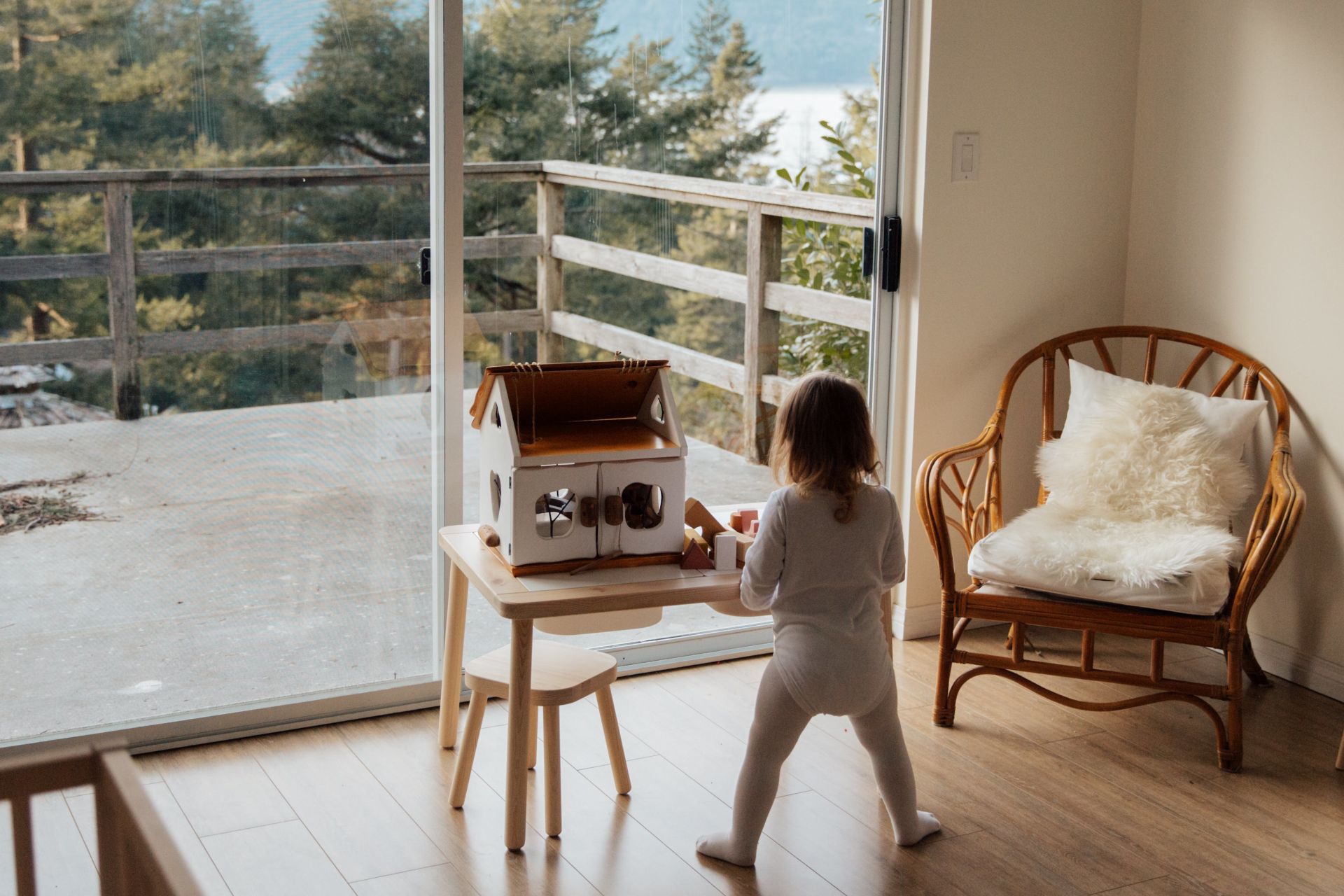 A-Child-Playing-in-the-Living-Room A Child Playing in the Living Room