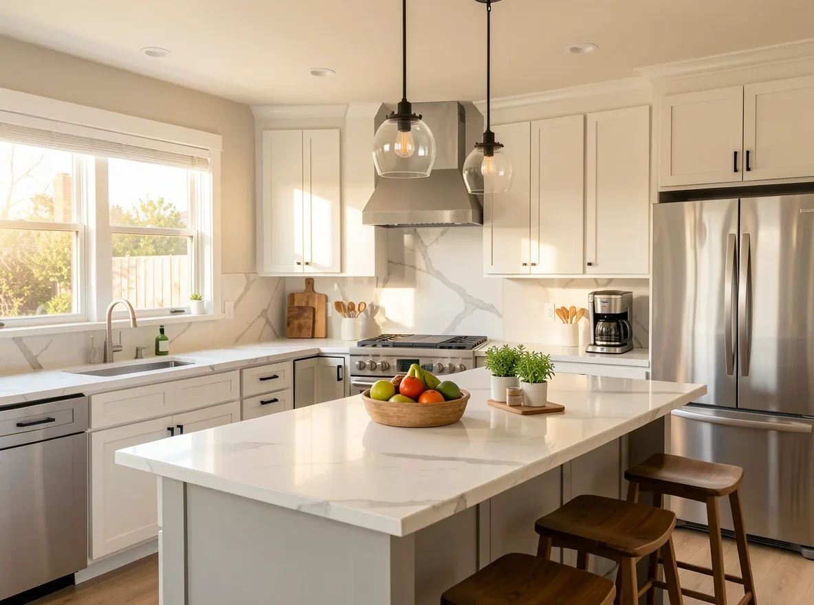Updated kitchen in a San Pablo home