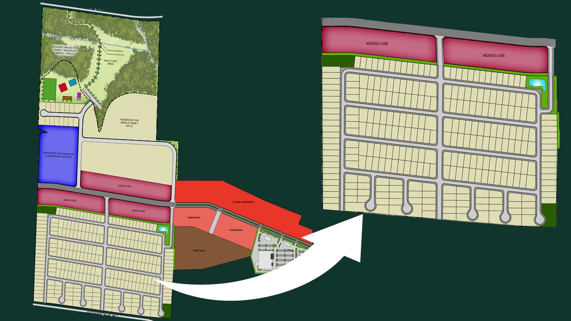 Forest Brooks Estates Plan in Paris Texas