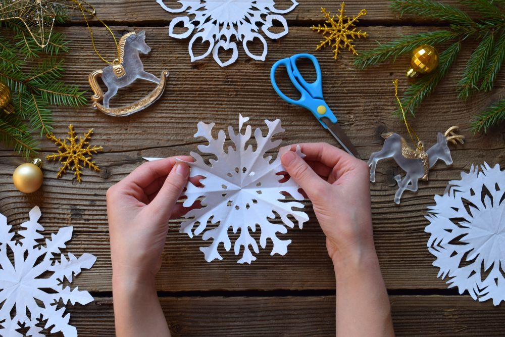 Handmade Paper Snowflakes