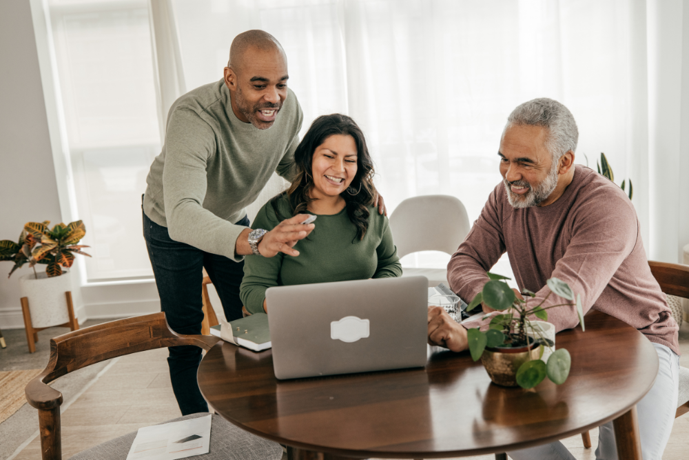 couple-having-consultation-in-the-table-with-agent couple having consultation in the table with agent