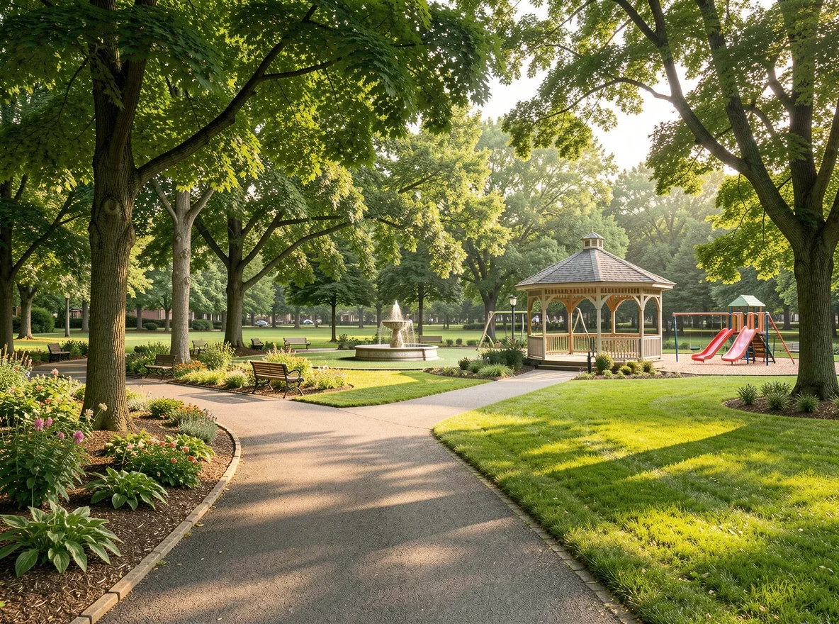 Park trail and open green space in Baltimore County