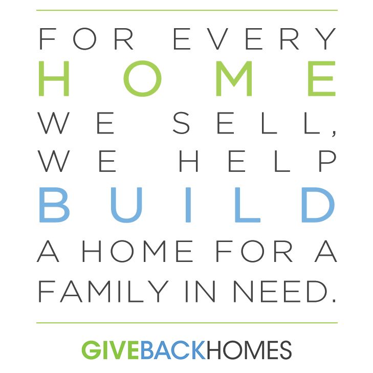 Give Back Homes, Homeowners helping other homeowners they may never meet