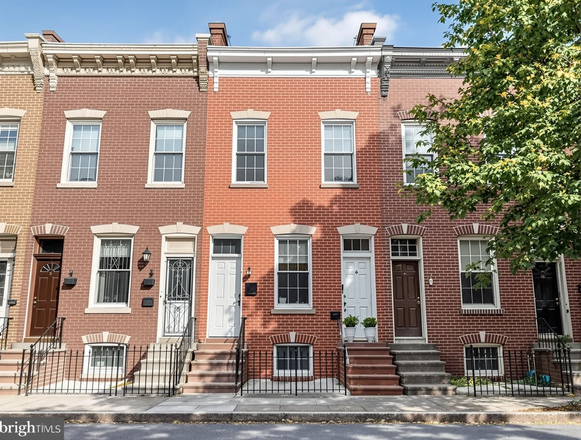Row houses in Baltimore