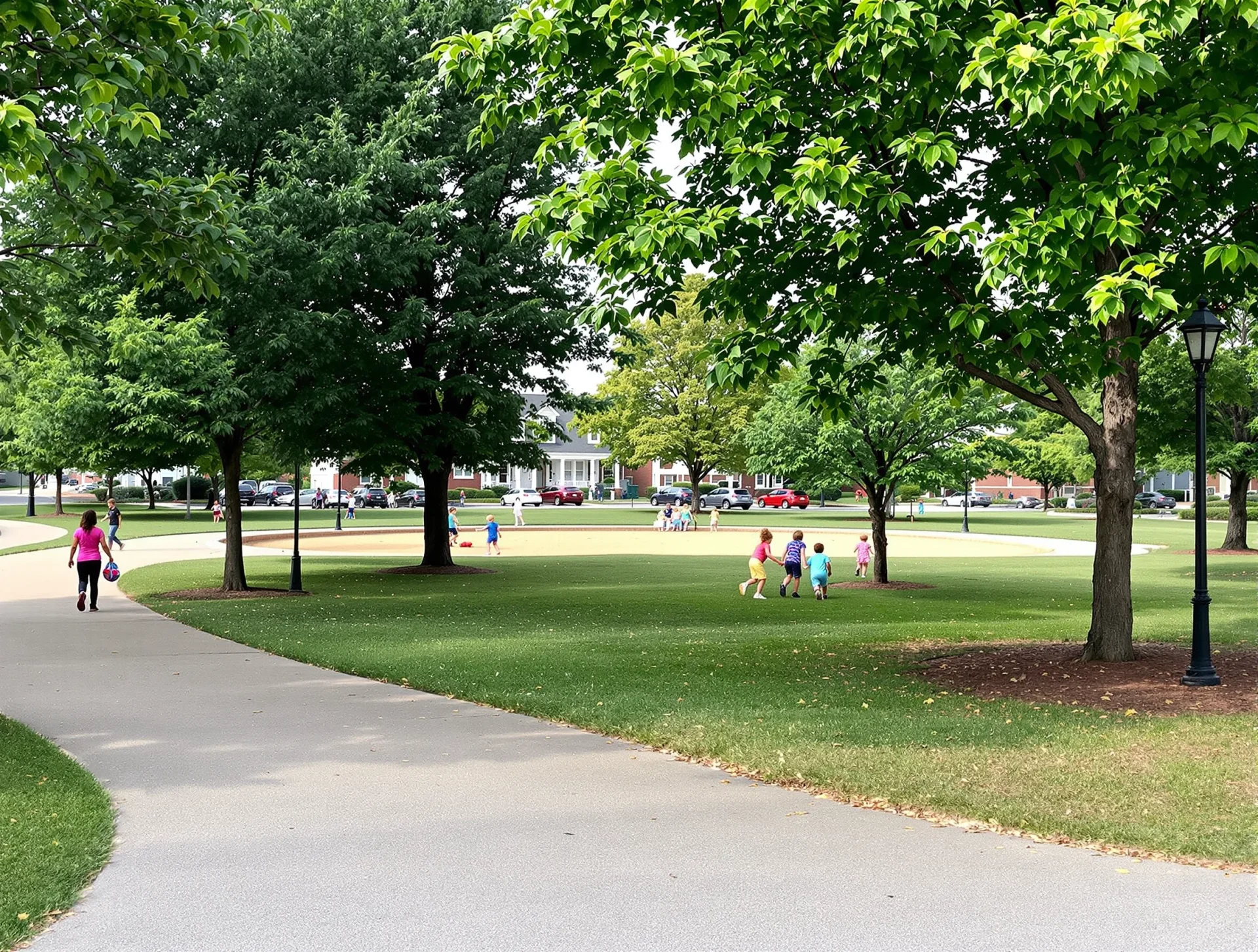 Children playing in the park