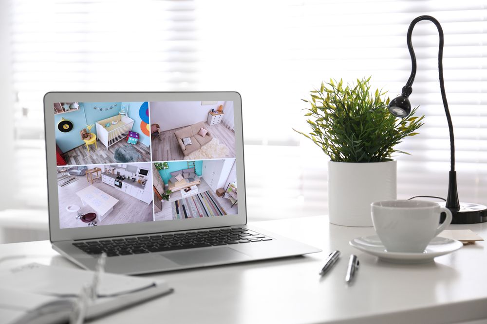 technology laptop home security