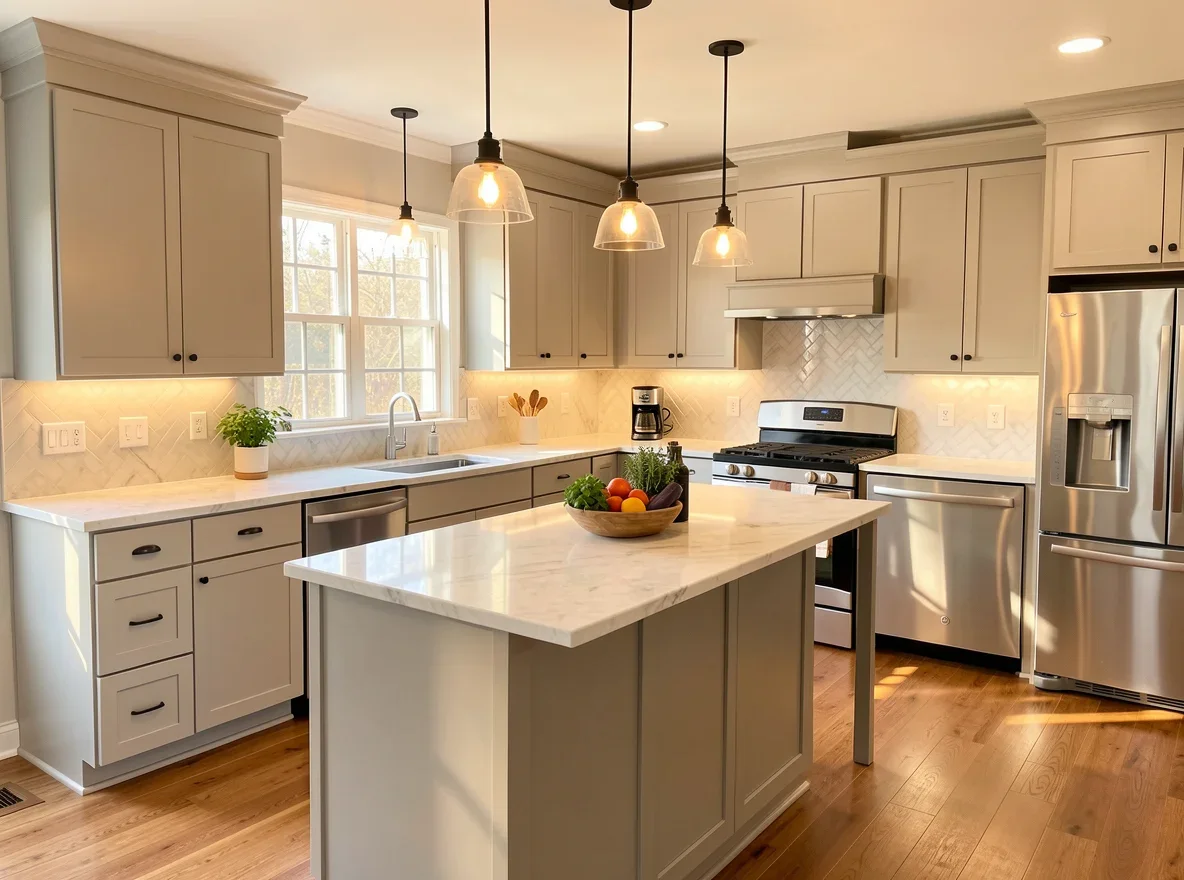Updated kitchen in a High Point ranch home
