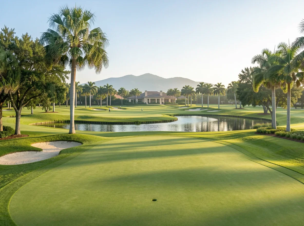 Golf course in Weston