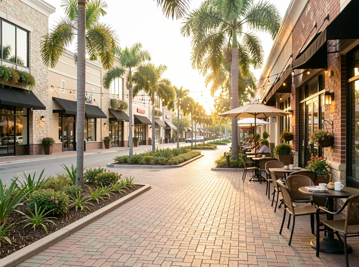 Coral Springs shopping and dining corridor