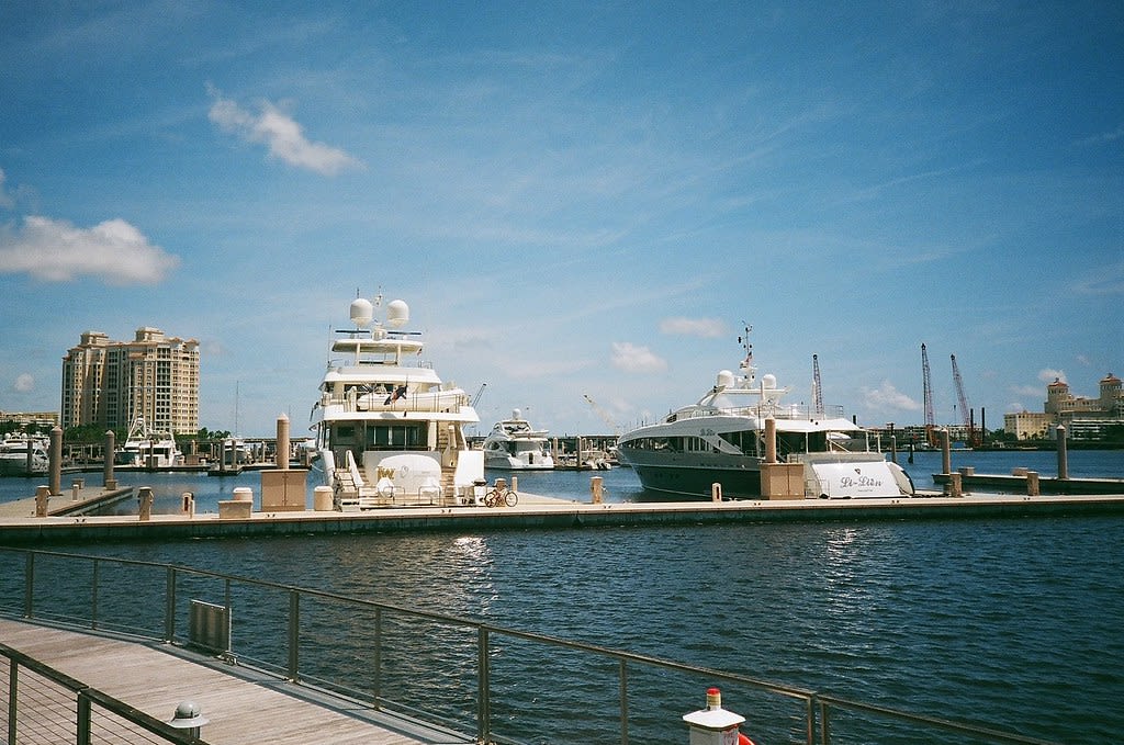 Waterfront recreation in West Palm Beach