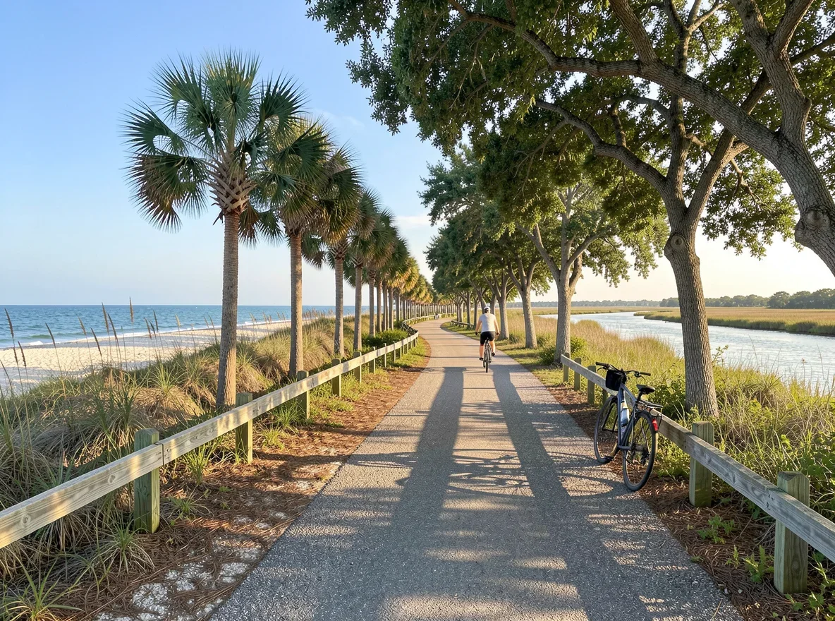Hollywood beachfront recreation scene