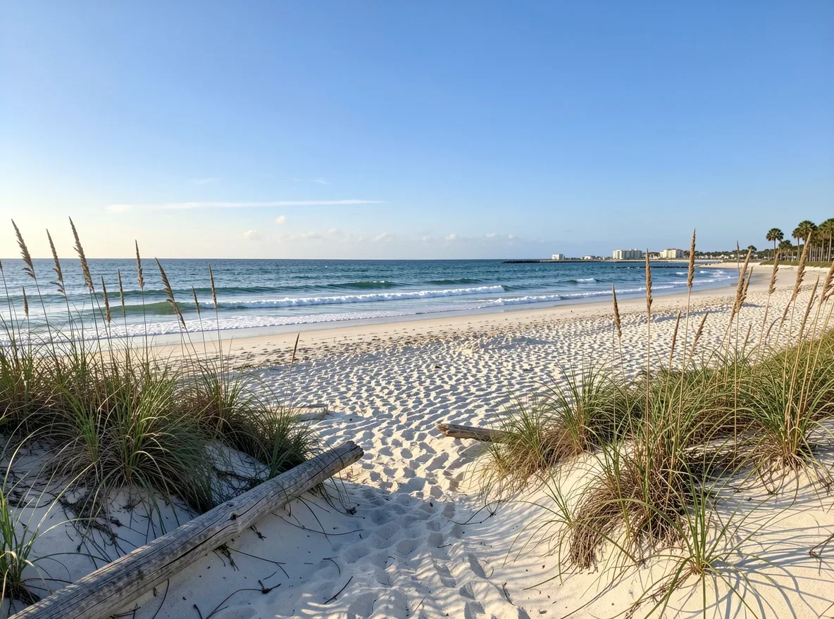 Beach scene in Delray Beach