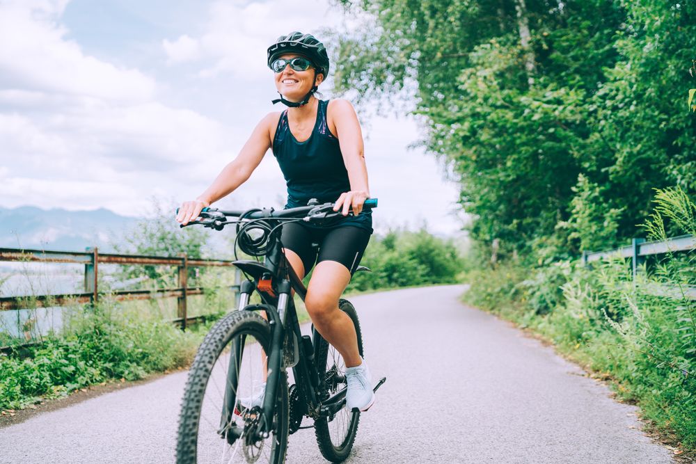 Trail-biking Trail biking
