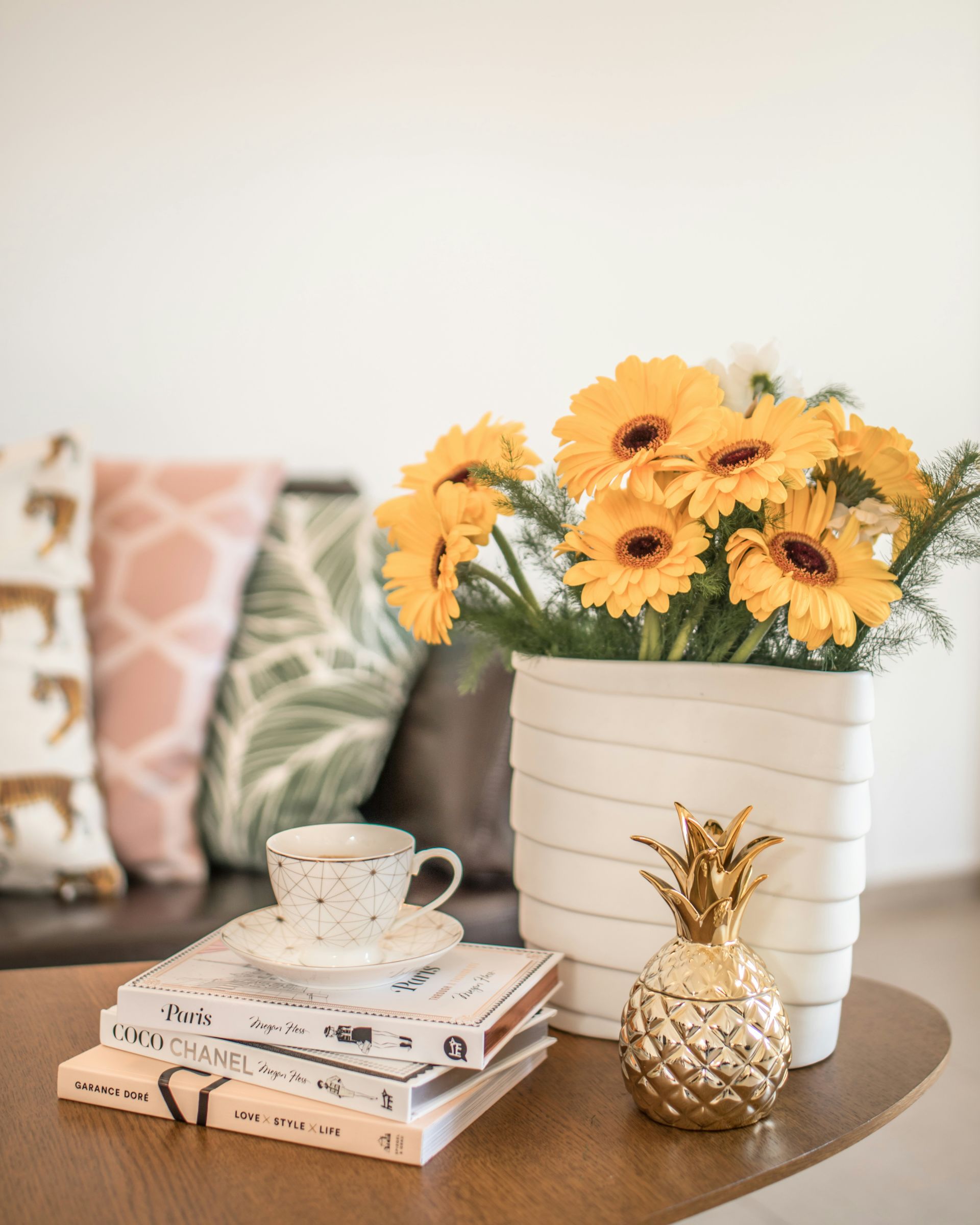 Sunflowers on Table