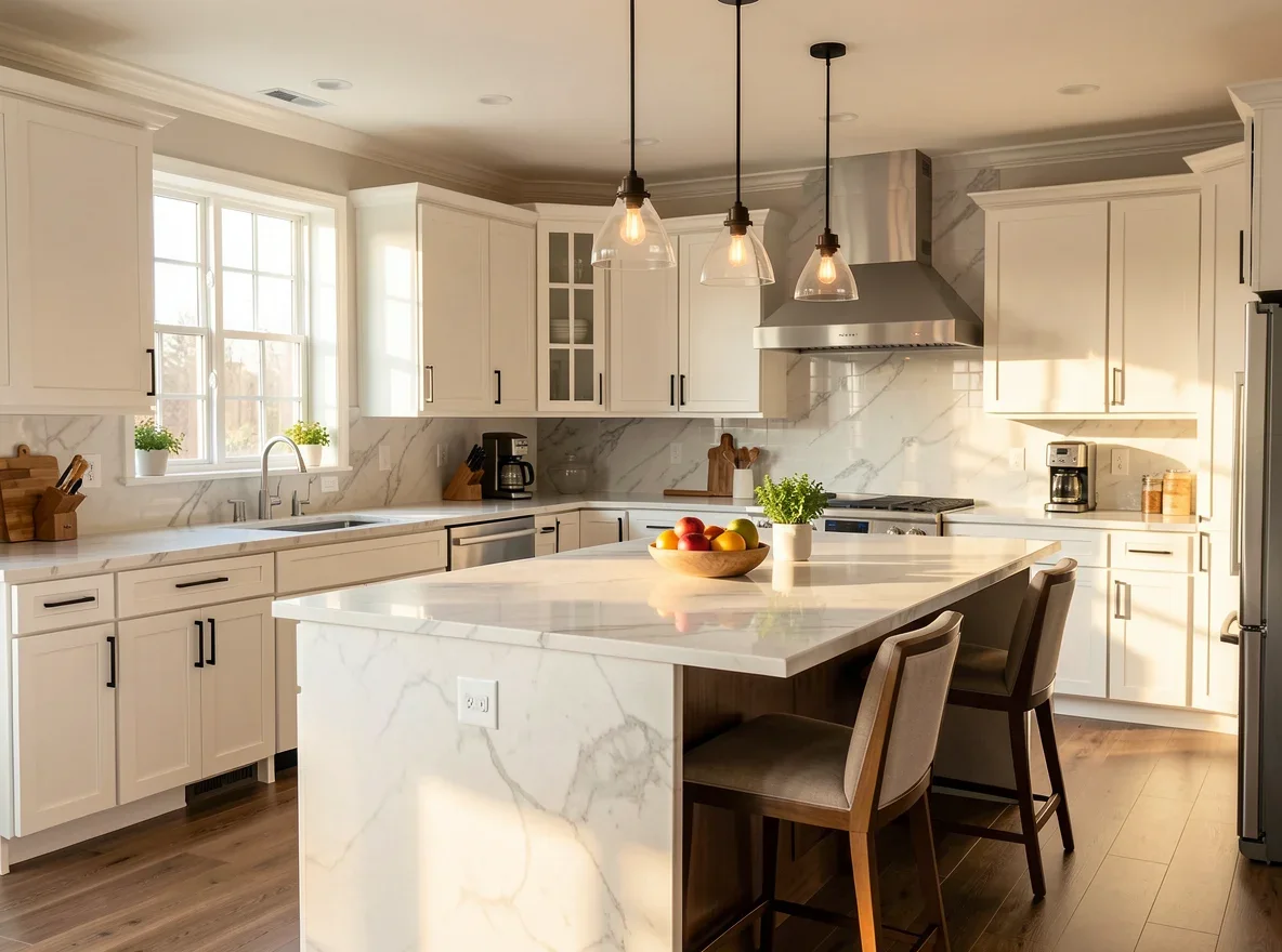 Modern kitchen in a Kansas move-up home