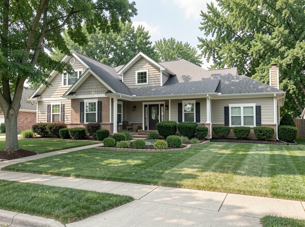 Starter home exterior in Wichita